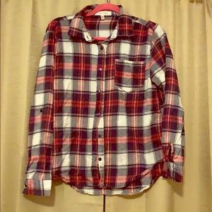 WOMENS BUTTON UP FLANNEL